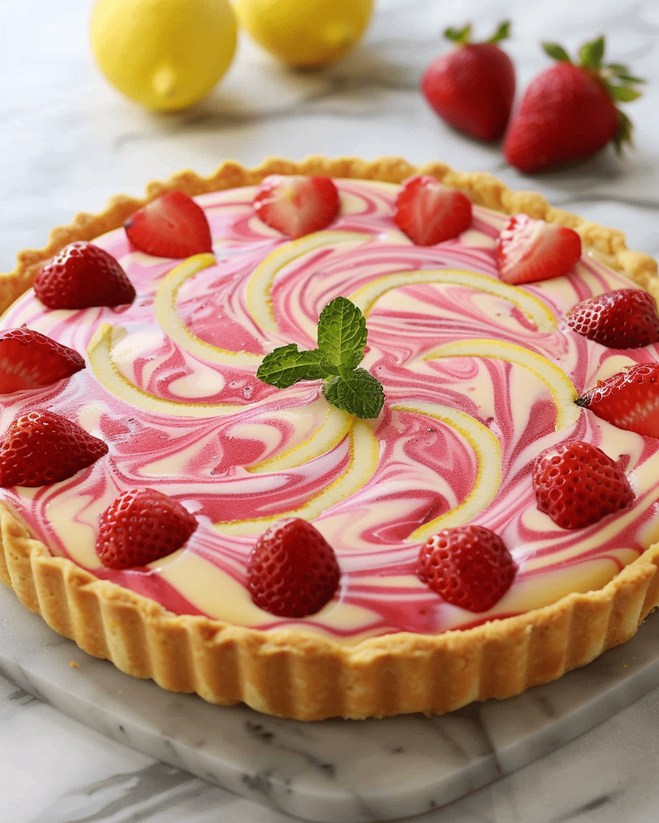 The Ultimate No-Bake Lemon Strawberry Tart: Allergy-Friendly Delight